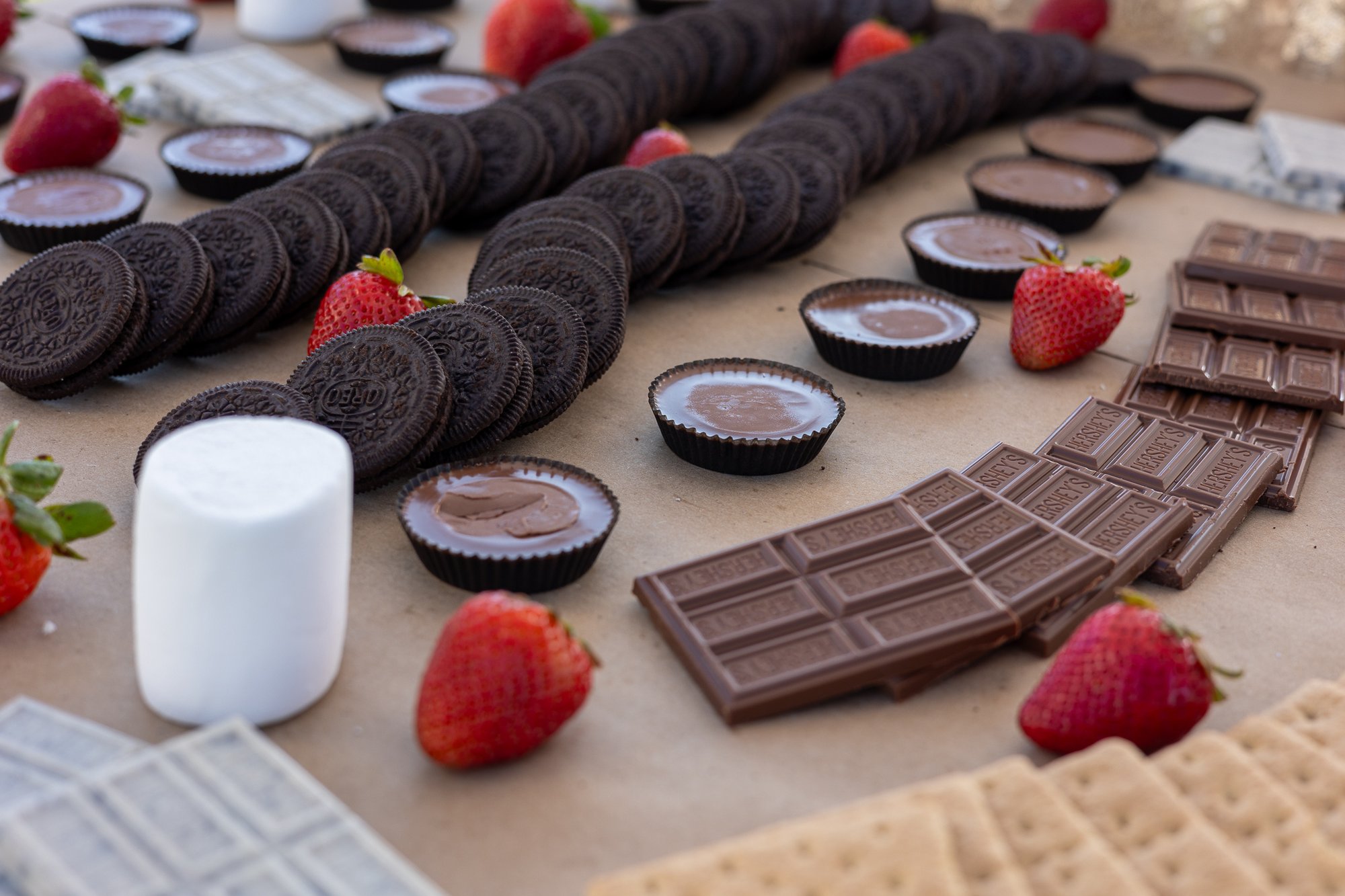 event s'mores table layout