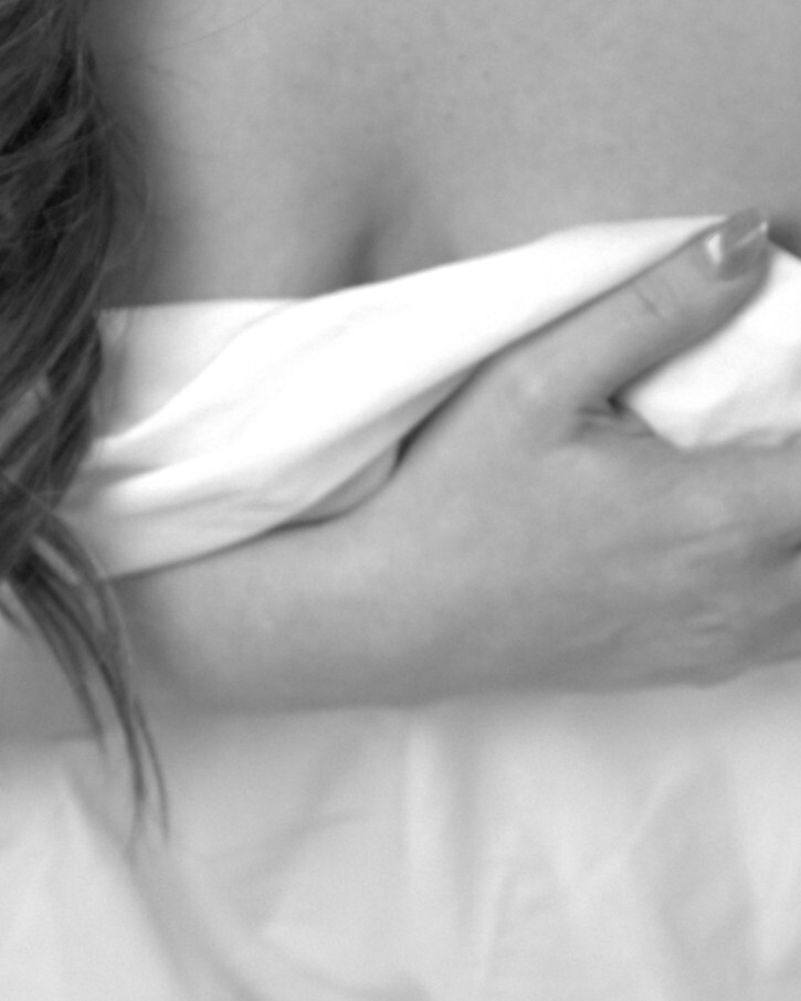anonymous white sheet boudoir